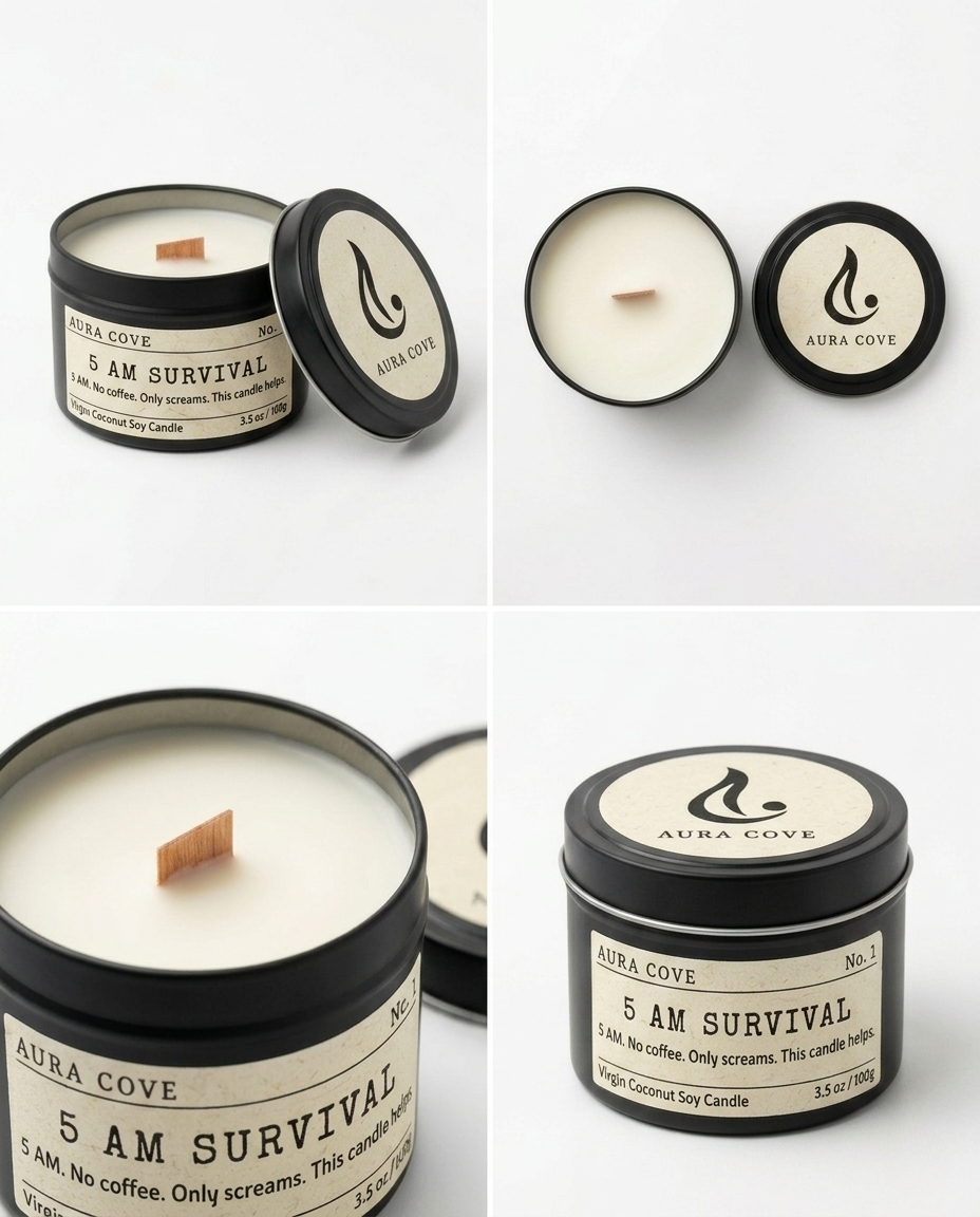 5 AM SURVIVAL — The Chaos Lab Candle | 3.5 oz